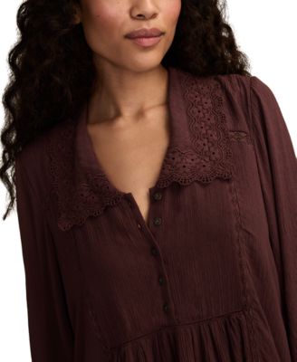 Women's Peter Pan Collar Mini Dress