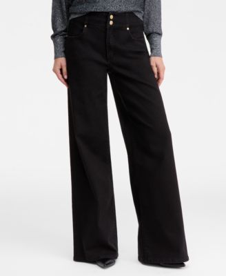 Women's High-Rise Wide-Leg Jeans, Macy's Exclusive