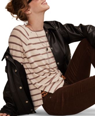 Women's Cloud Long Sleeve Crew Neck Sweater