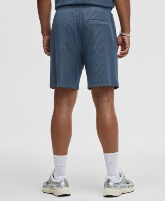 Men's Textured Knit 7" Drawstring Shorts, Macy's Exclusive