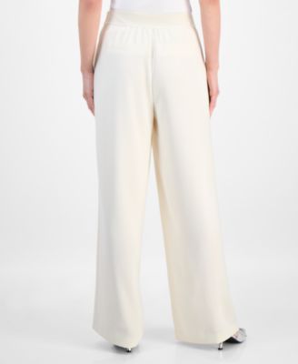 Petite High-Rise Wide-Leg Pants, Macy's Exclusive
