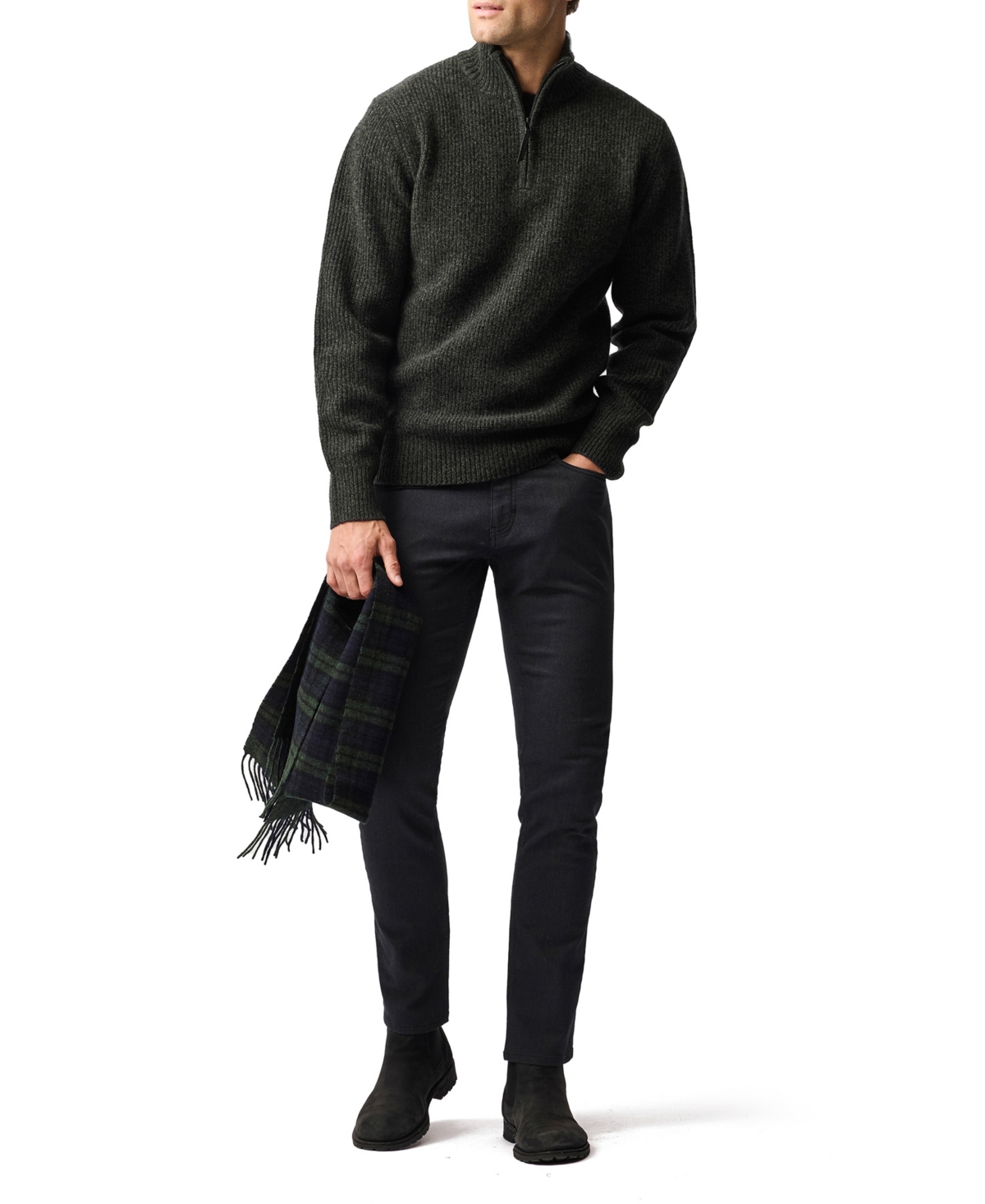 Rodd & Gunn Men's Motion Melange Straight Fit Jean In Black