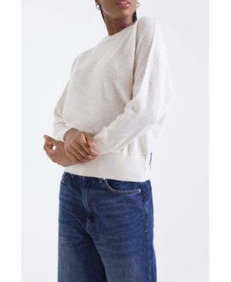 Women's Alaia Long Sleeve 100% Cashmere Sweater