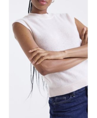Women's Zarah Crew Neck 100% Cashmere Vest