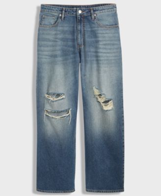 Men's Baggy Washed Jeans, Macy's Exclusive