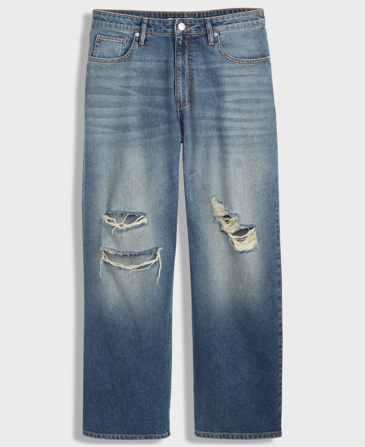 Mode Of One Men's Baggy Washed Jeans, Macy's Exclusive In Blue