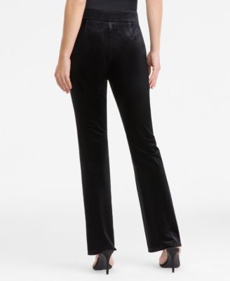 Women's High-Rise Velvet Pants, Macy's Exclusive