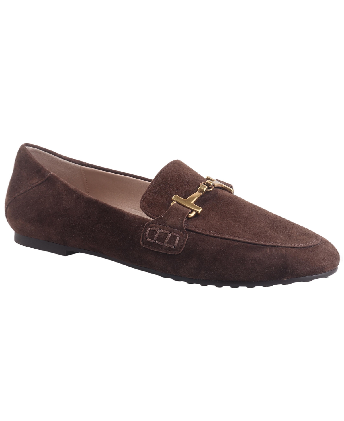 Giani Bernini Women's Beckhamm Leather Tailored Loafers, Created For Macy's In Burgundy