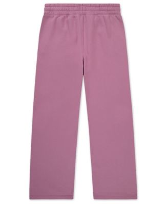 Girls' Essential Fleece Wide-Leg Pants