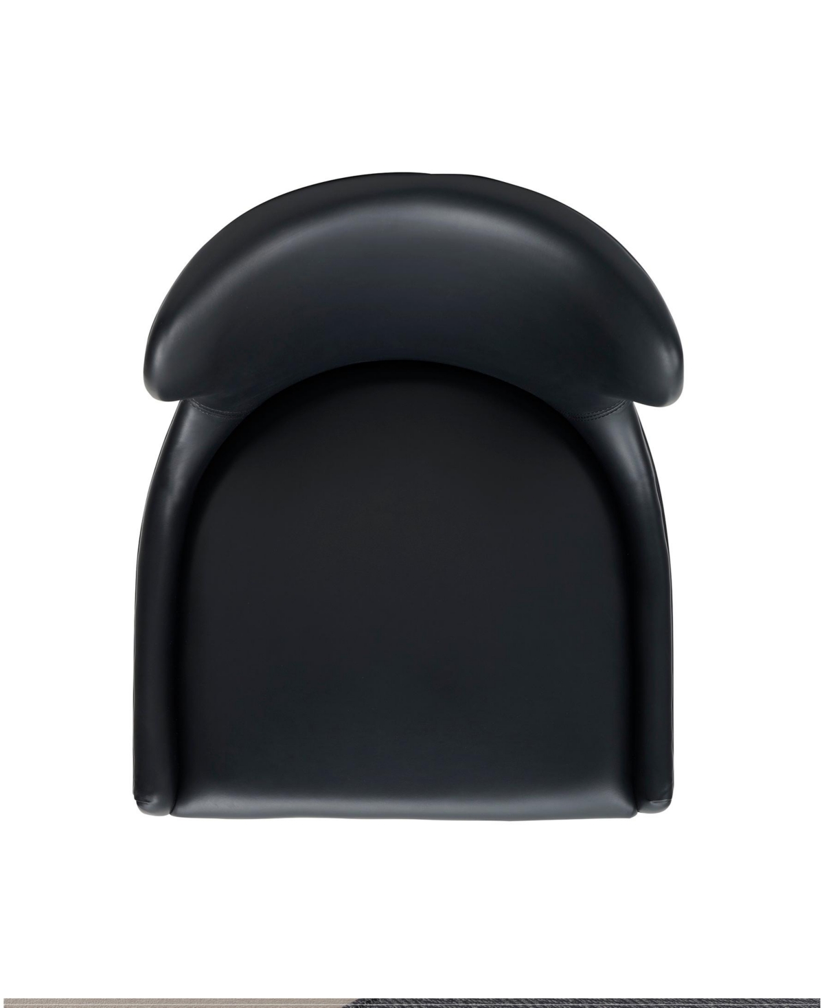 Manhattan Comfort Blair 43.9" Leatherette Upholstered Barstool In Black