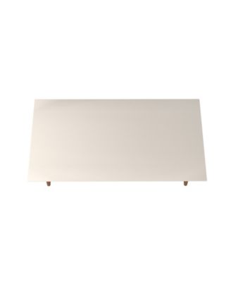 Utopia 17.52" Wood Low Rectangle Coffee Table