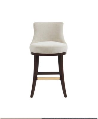 Lucia 40.2" Chenille Upholstered Barstool