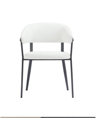 Belle Textured 22.9" Leatherette Upholstered Dining Chair