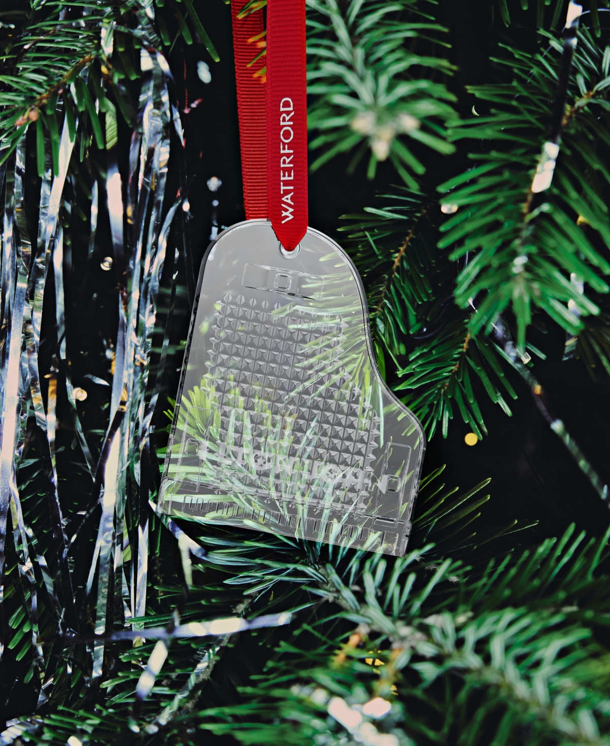 Waterford Elton John Piano Ornament In Transparent