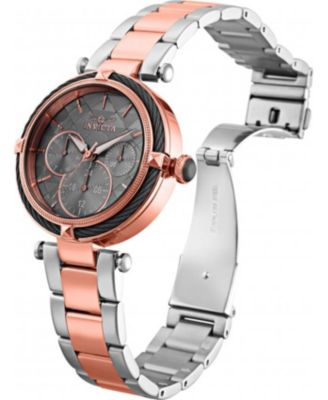 Women's 28963 Bolt  Quartz 3 Hand Gunmetal Dial Watch