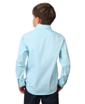 Big Boys Signature Gingham Long Sleeve Shirt
