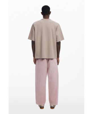 Men's Short-sleeve T-shirt with textured logo