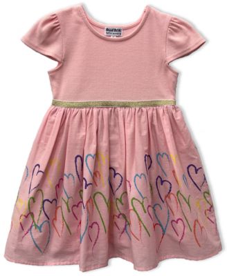 Girls' 2T-6X Graffiti Vest and Dress, 2-Piece Set