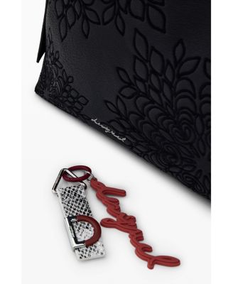 Women's Medium embroidered faux leather bag