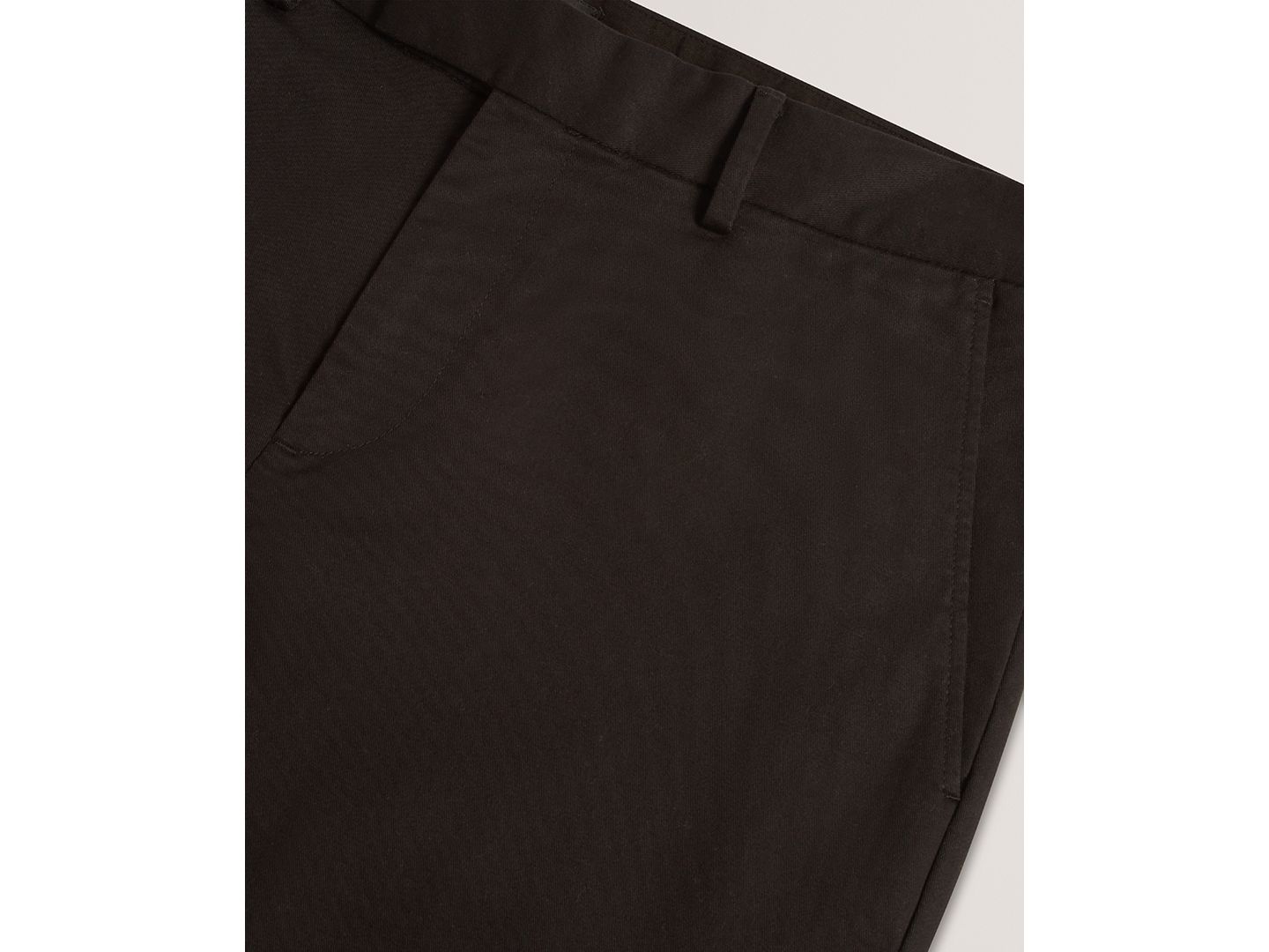 Мужские брюки Ted Baker Howeton Slim-Fit Chinos, цвет: Чёрный — фото 4