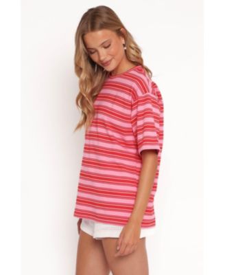 Women's Zestora Tee - Pink Red M