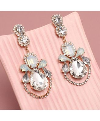 Rhinestones Drop Earrings