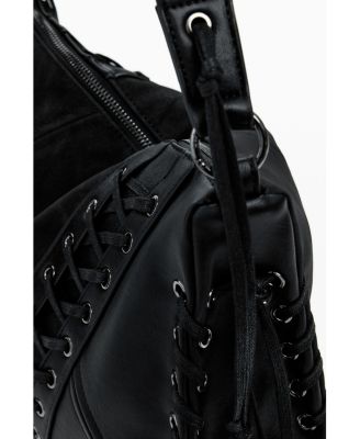 Women's Medium faux leather crossbody bag