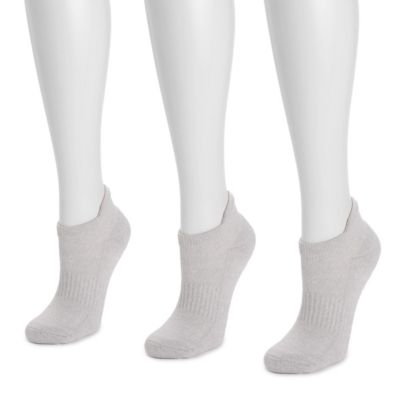 Women's 3 Pack Nylon Compression Ankle Socks, One