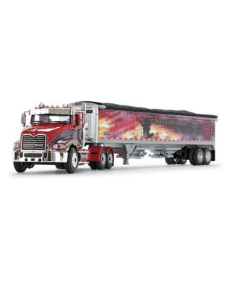 DCP 1/64 Mack Pinnacle w/ Wilson Pacesetter Grain Trailer, Mercier Transport - Our Fallen Heroes