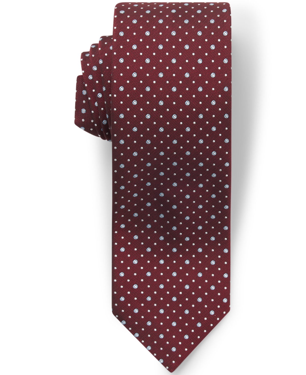 Hugo Boss Boss By  Men's Dot Motif Silk-blend Tie In White