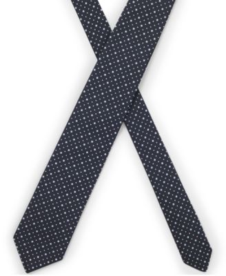 Men's Dot Motif Silk-Blend Tie