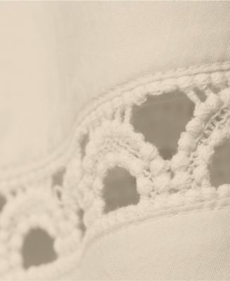 Women's Voile Ladder Trim Above the Knee Skirt