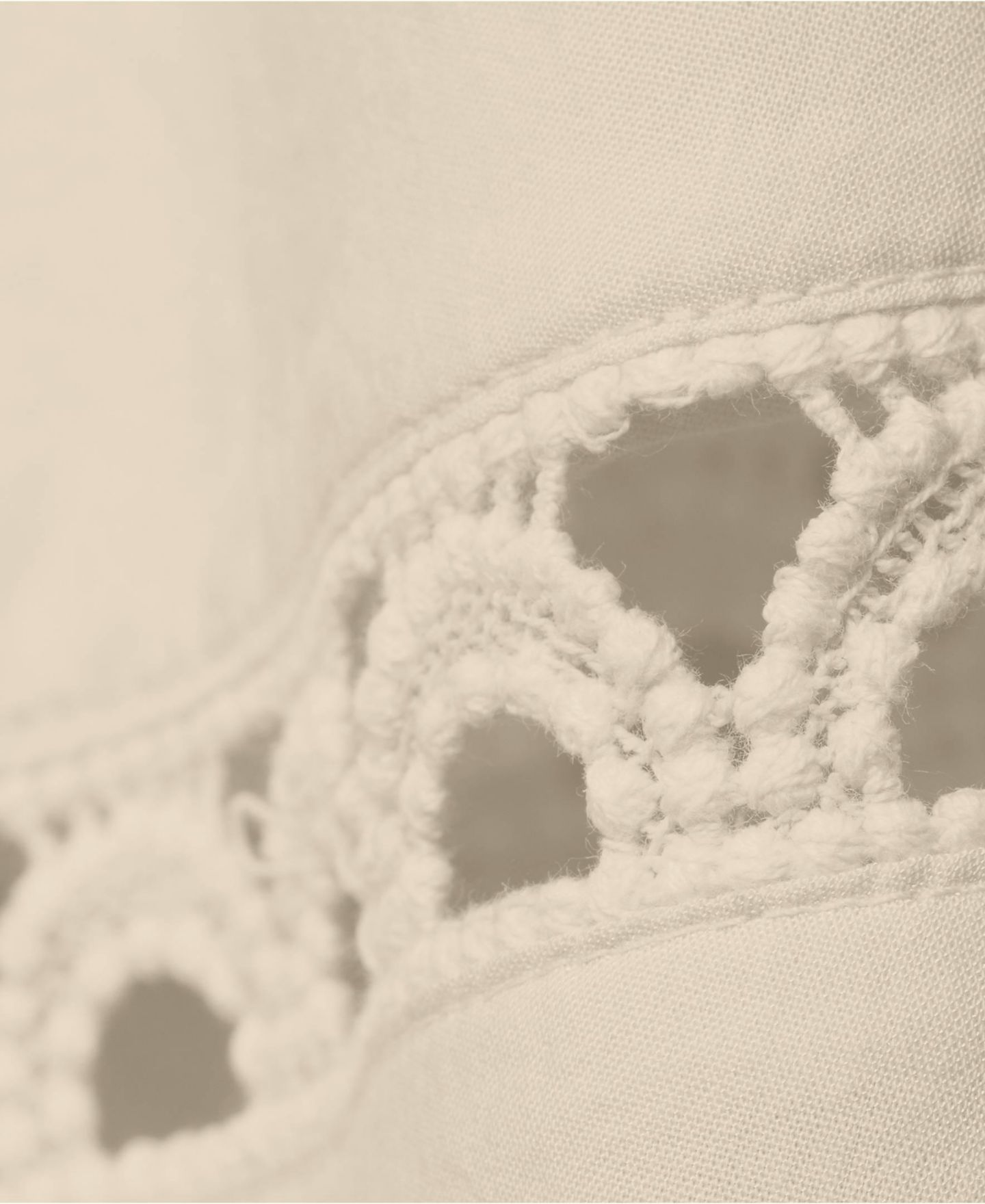 Женская юбка Lands' End Voile Ladder Trim Above the Knee, цвет: Dried Bamboo — фото 3
