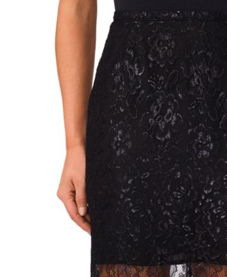 Women's Midi Lace Ruffle Skirt