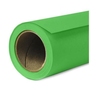 Widetone Seamless Background Paper, 86" wide x 36' Tech Green, #46 - Bundle With Flashpoint 10' Background Support System Air Cushioned,