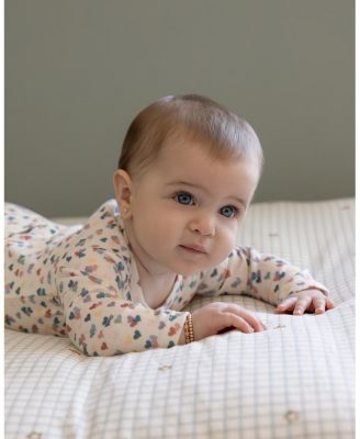 Baby and Toddler Girls "Candied Hearts" Pointelle Footie