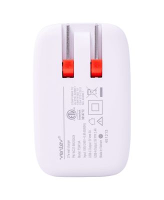 27W ULTRAFAST USB C and USB A Dual Universal Wall Charger