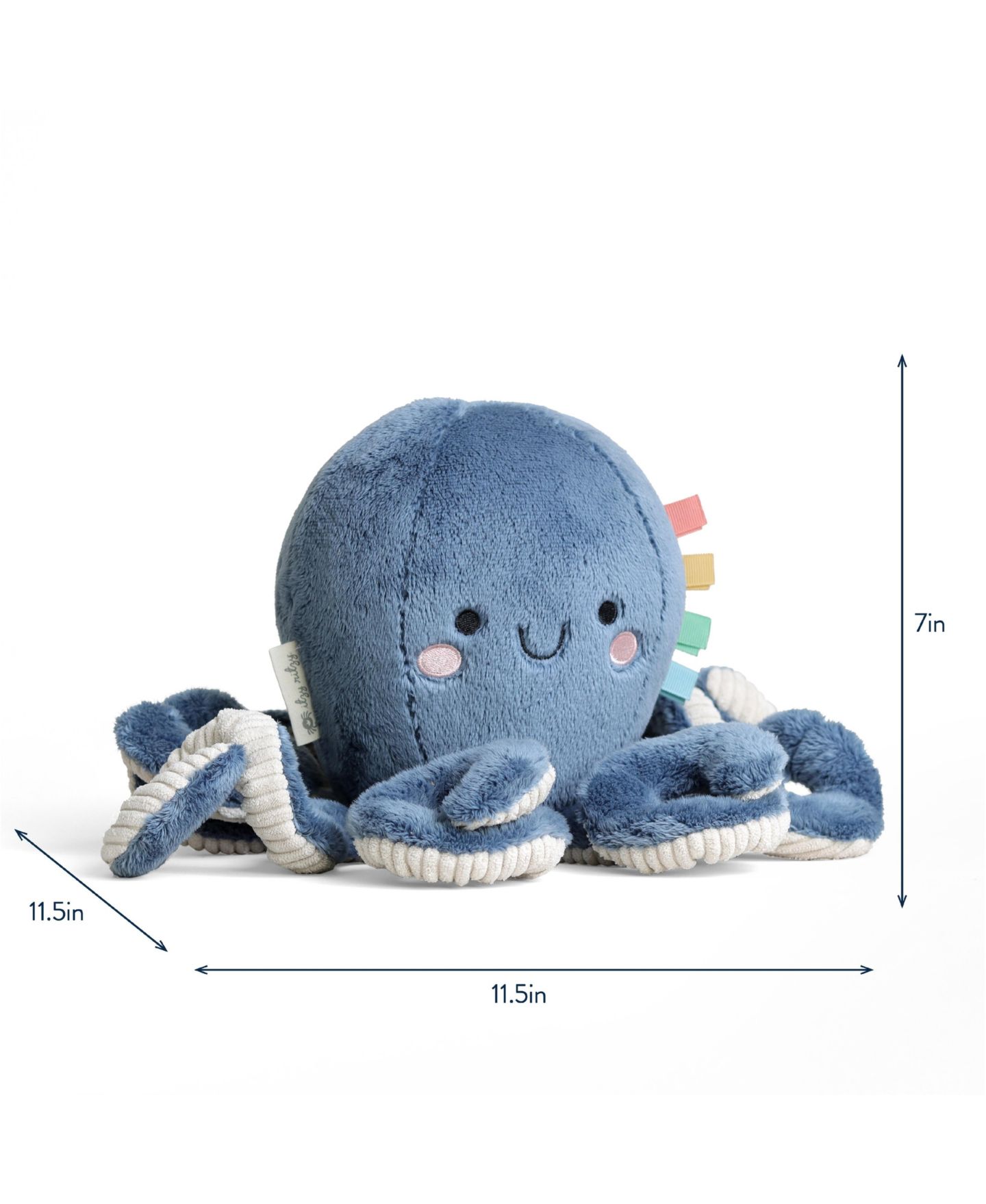 Детские мягкие игрушки Itzy Ritzy Baby SweetieSnuggles Octopus, цвет: Синий — фото 3