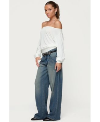 Women's Nannie Off Shoulder Oversized Top