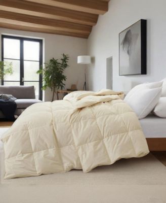 All Season 300 Thread Count Cotton Goose Down Fiber Comforter, Twin