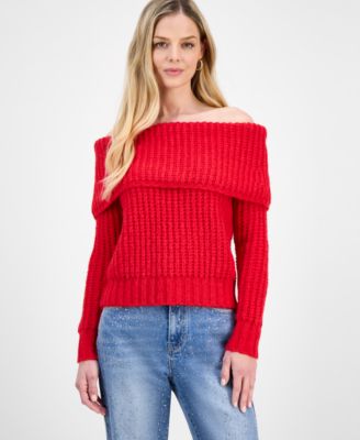 I.N.C. International Concepts - Petite Lofty Off-The-Shoulder Sweater