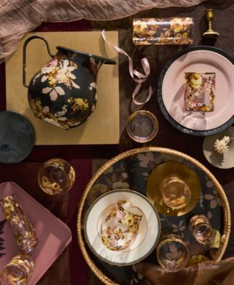 Wild Rose Highball Glasses, Set of 4