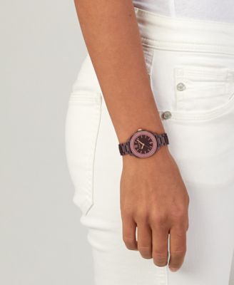 Women's Kitt Cherry Ceramic Bracelet Watch, 34mm