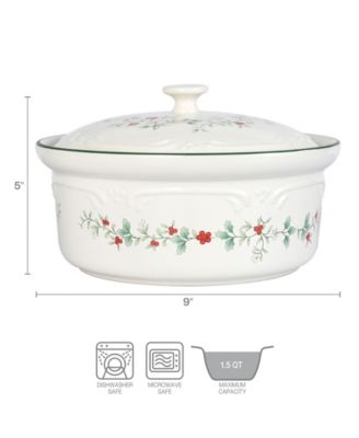 Holiday Covered Casserole Dish