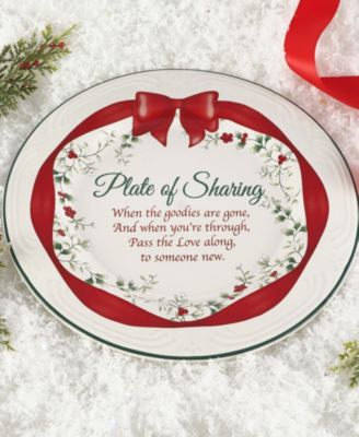 Red Ribbon Sharing Plate