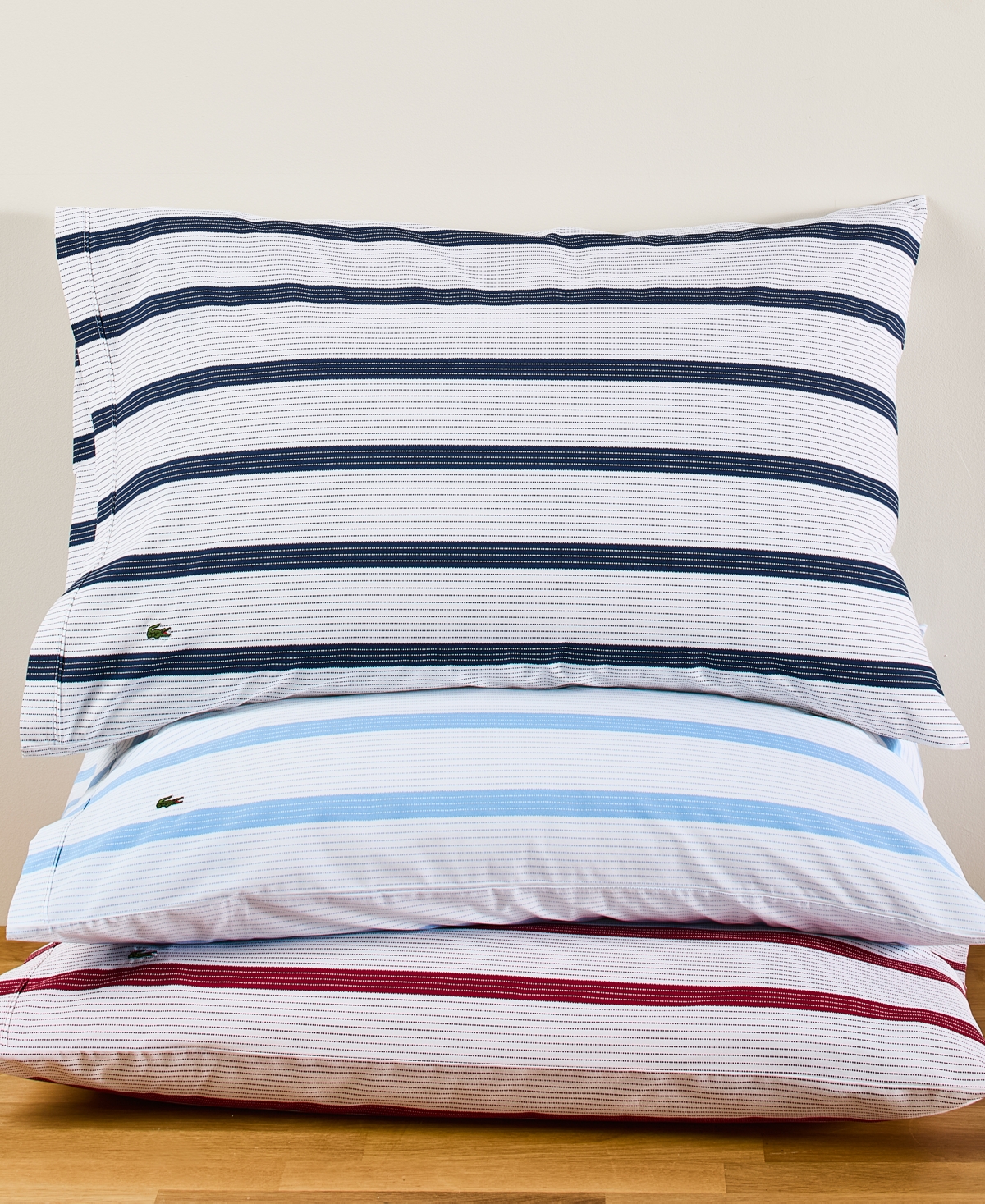 Lacoste Archive 200-Thread Count Cotton -Pc. Sheet Set