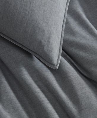 Contrast Weave Rekoop Sateen 3-Pc. Duvet Cover Set, Queen