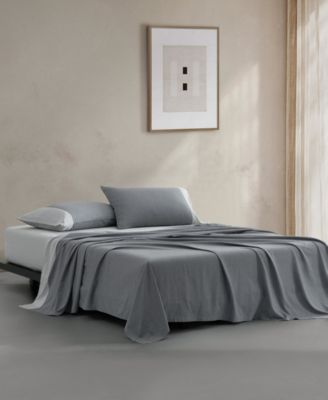 Contrast Weave Rekoop Sateen 4-Pc. Sheet Set, King