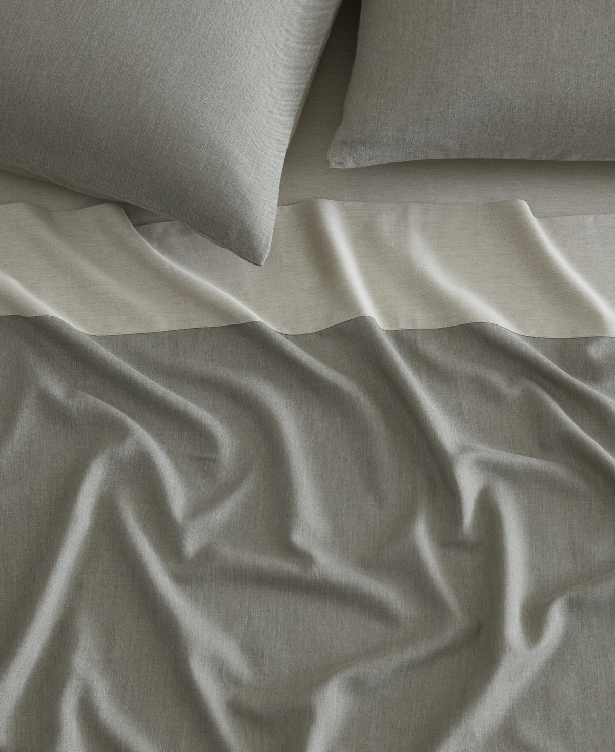 Calvin Klein Contrast Weave Rekoop Sateen 4-pc. Sheet Set, Queen In Green