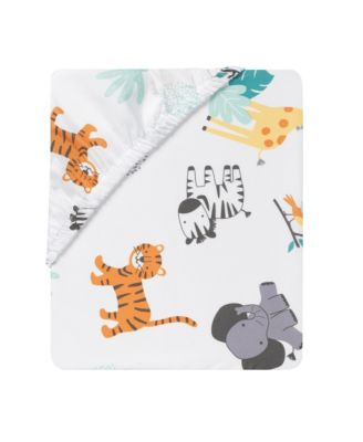 Baby Mighty Jungle Animals 3-Piece Nursery Crib Bedding Set